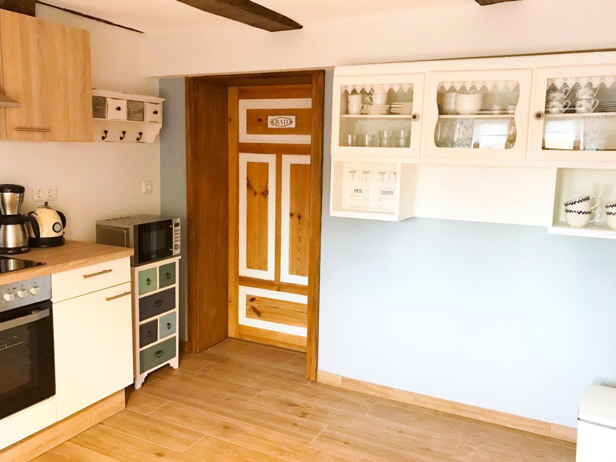 Fachwerktraum Im Hof Appartement Alheim Buitenkant foto
