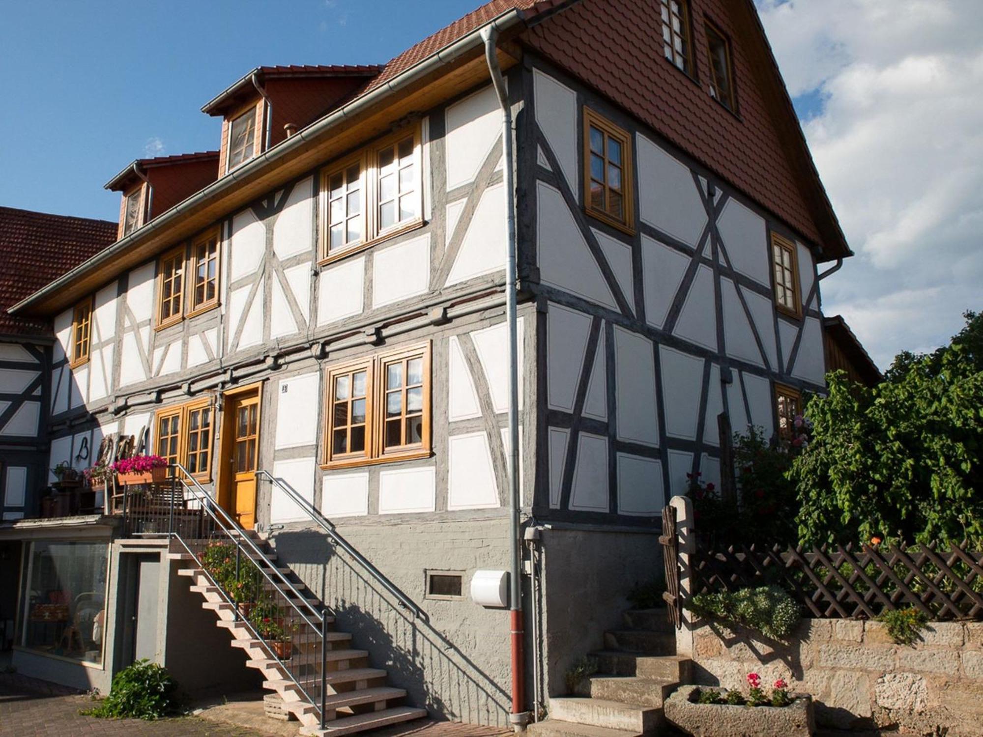Fachwerktraum Im Hof Appartement Alheim Buitenkant foto