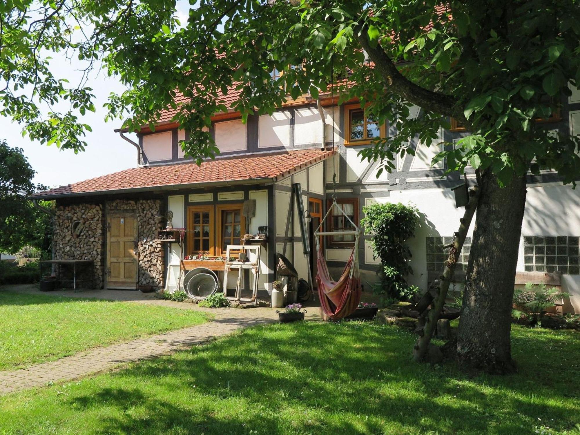 Fachwerktraum Im Hof Appartement Alheim Buitenkant foto